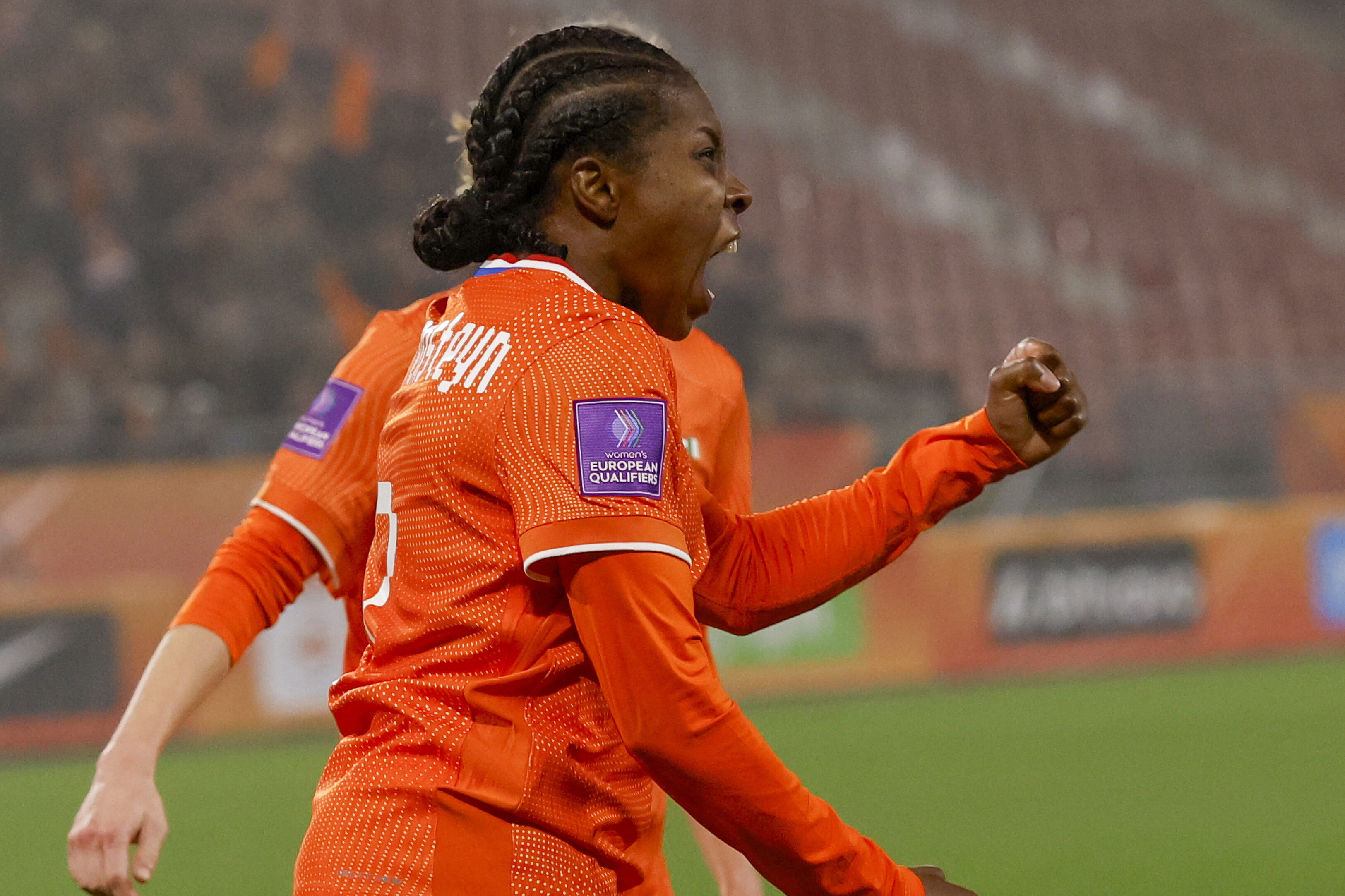 Lineth Beerensteyn juicht