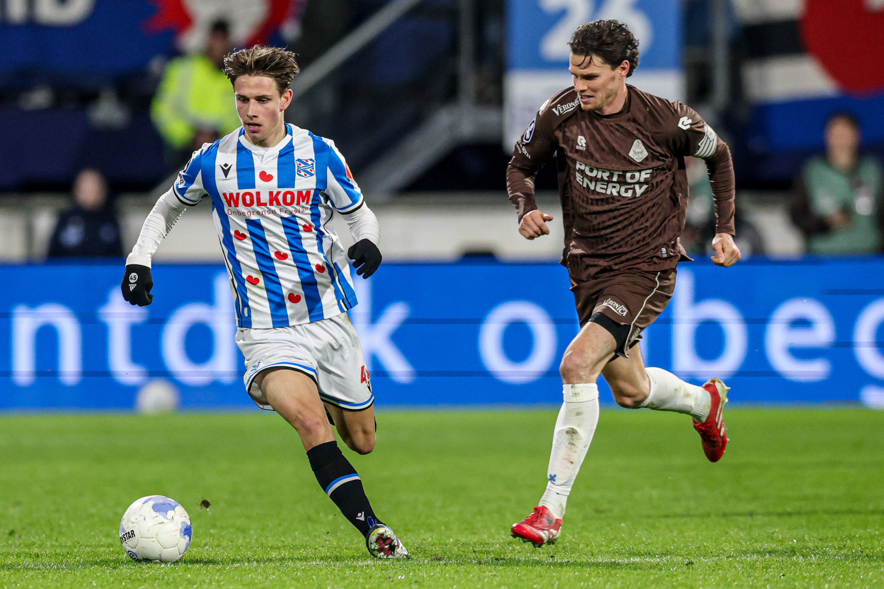Danny Bakker tegen SC Heerenveen