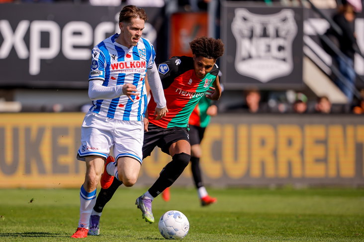 Ringo Meerveld aan de bal