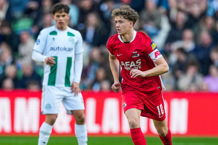 Sven Mijnans tegen FC Groningen