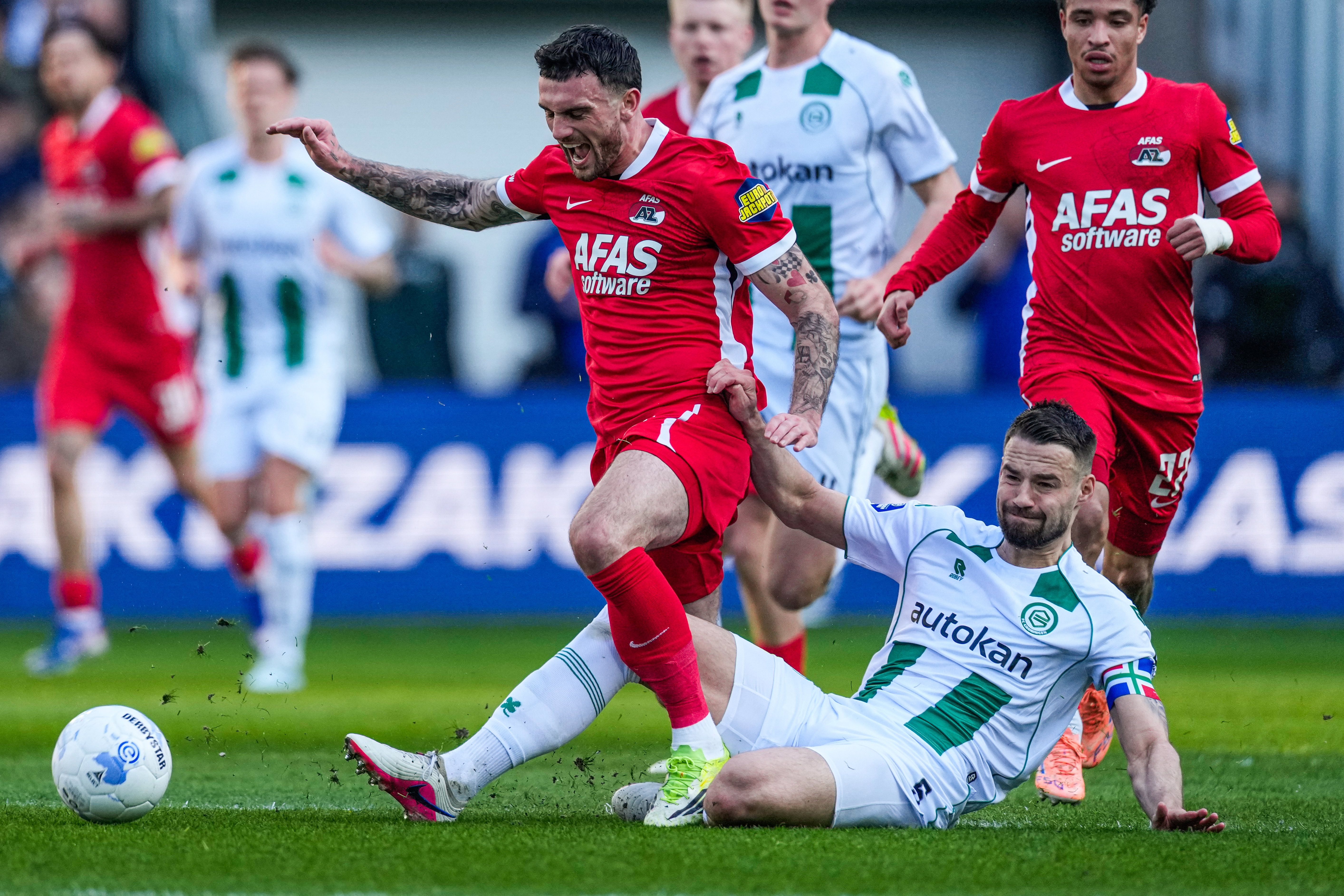 Troy Parrott tegen FC Groningen