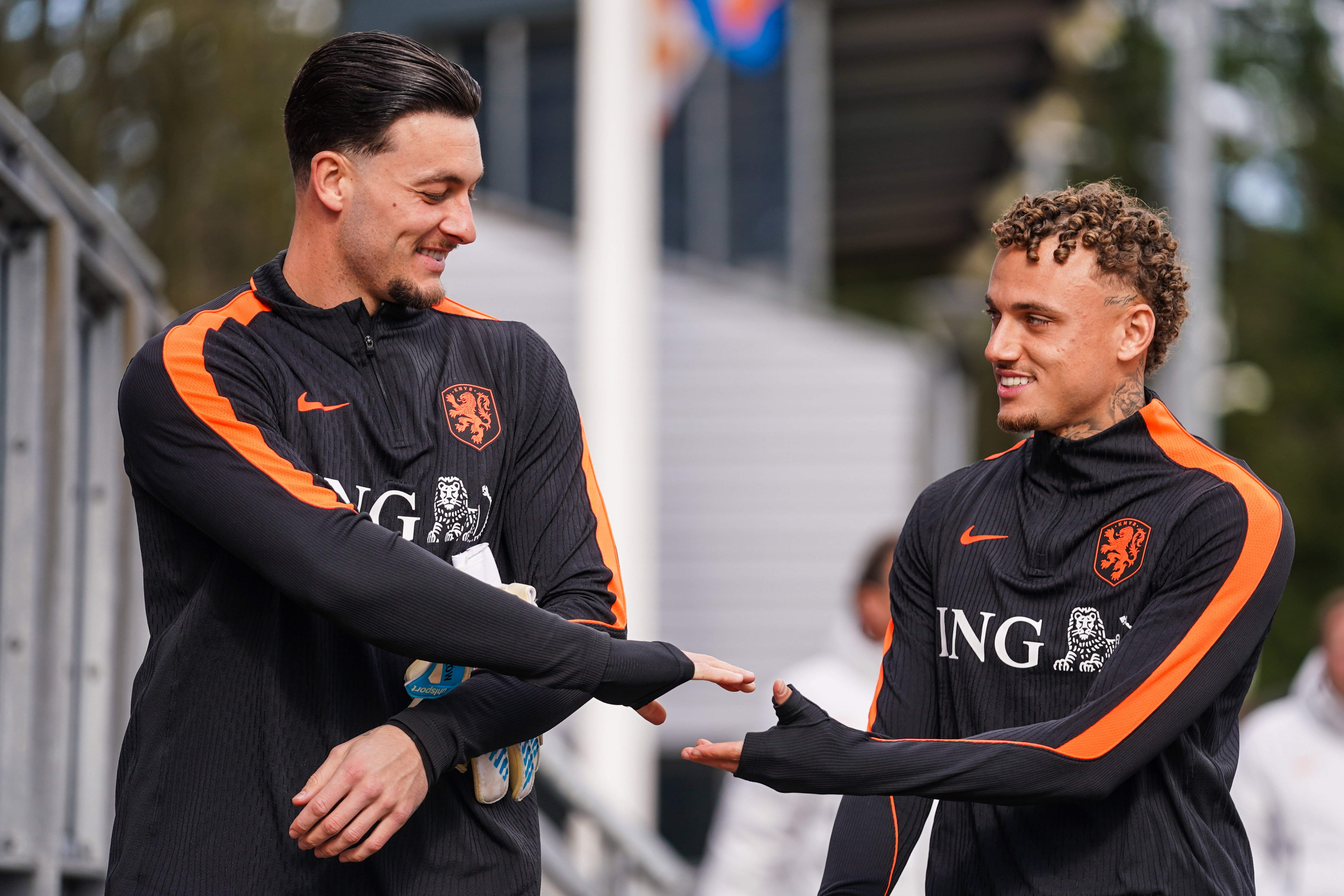 Justin Bijlow en Noa Lang