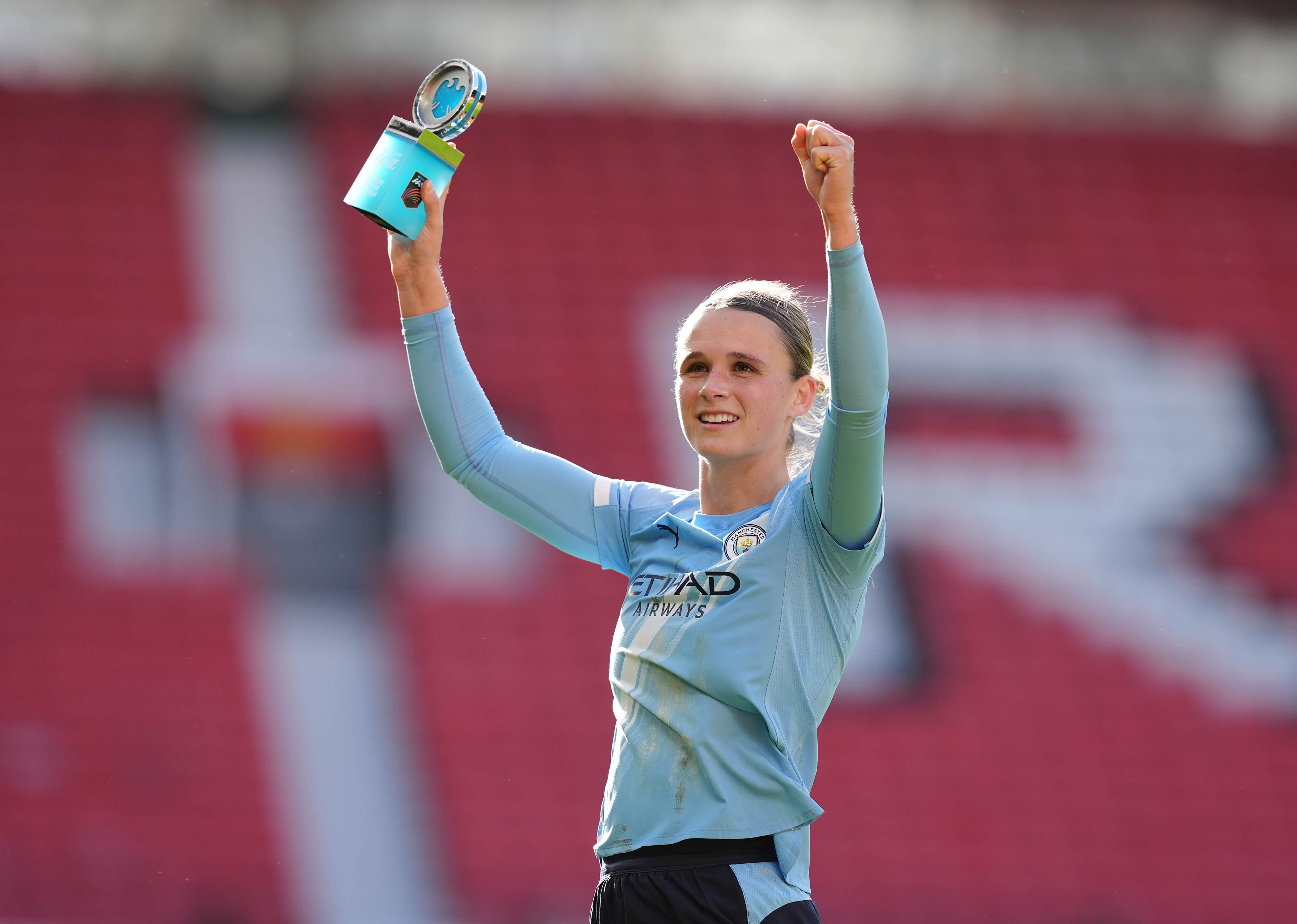 Kerstin Casparij juicht