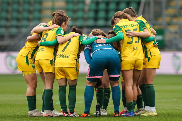 De speelsters van ADO Den Haag