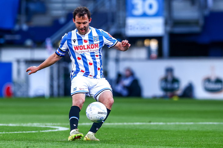 Joris van Overeem in actie tegen Fortuna Sittard