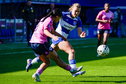 Inske Weiman (PEC Zwolle) in actie tegen Excelsior