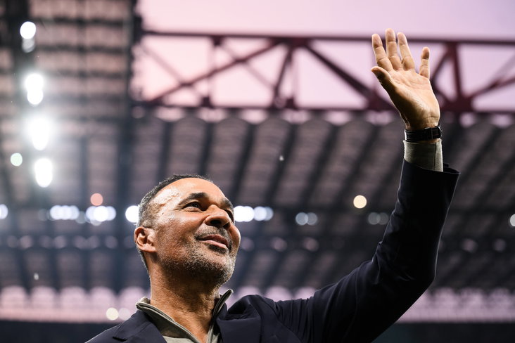Ruud Gullit in San Siro