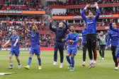 FC Twente-spelers vieren feest