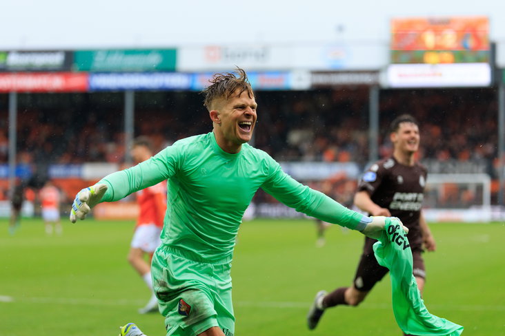 Ronald Koeman jr. na zijn benutte penalty voor Telstar
