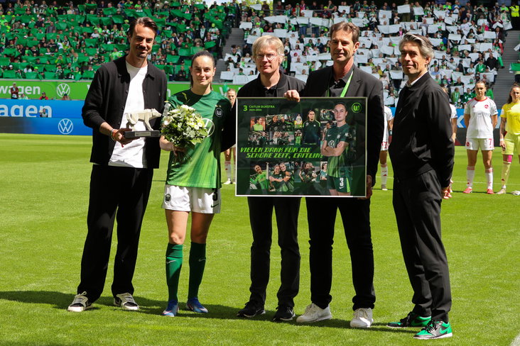 Caitlin Dijkstra neemt afscheid van VfL Wolfsburg