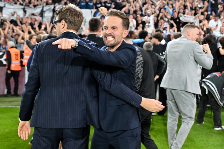 Dévy Rigaux na het kampioenschap van Club Brugge