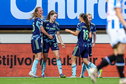 Ajax juicht na een goal tegen SC Heerenveen
