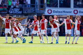 Ajax tijdens de play-offs voor Conference League-tickets