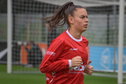 Romée Leuchter traint in het shirt van RKSV Olympia Schinveld