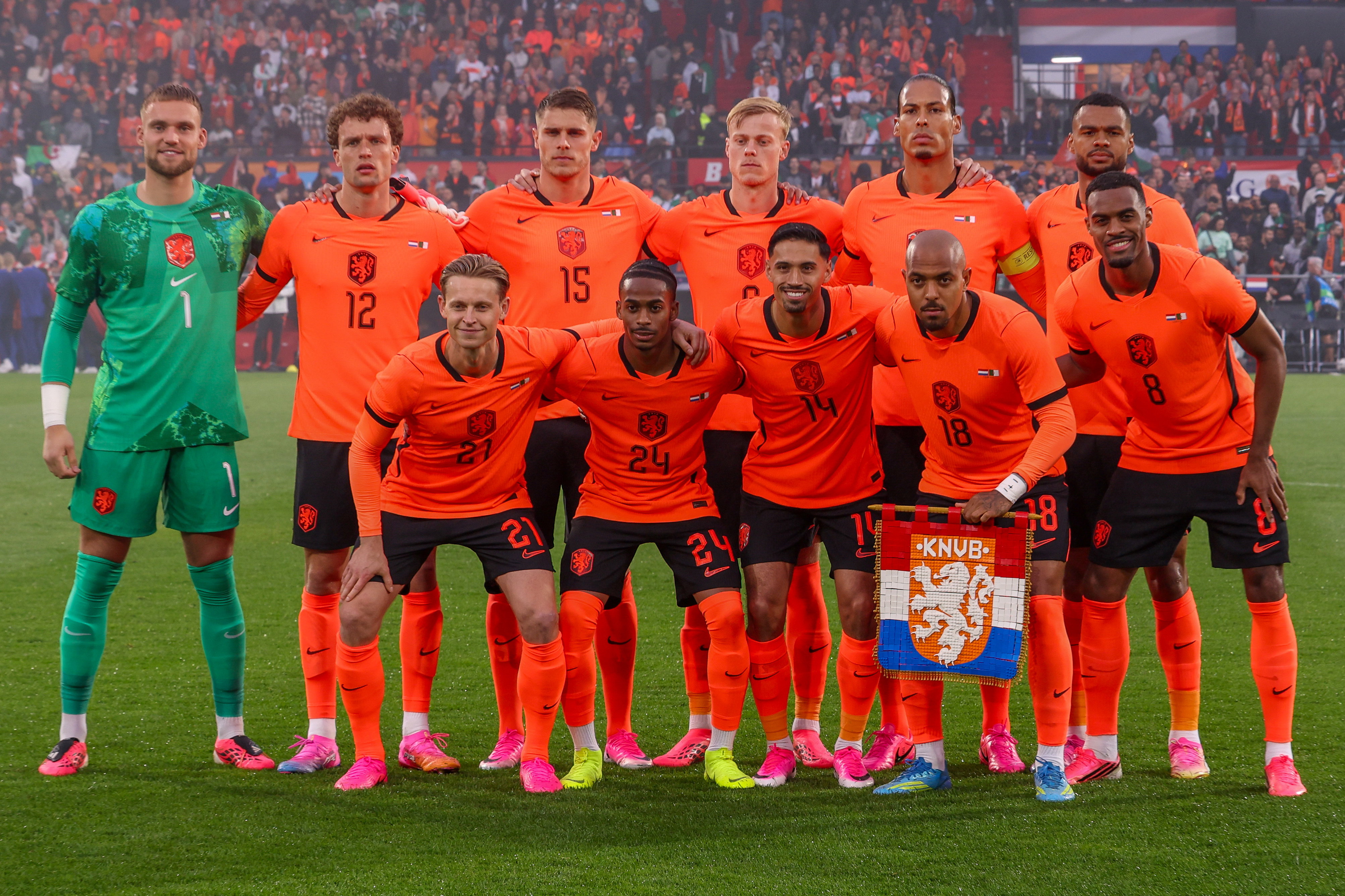 Het Nederlands elftal