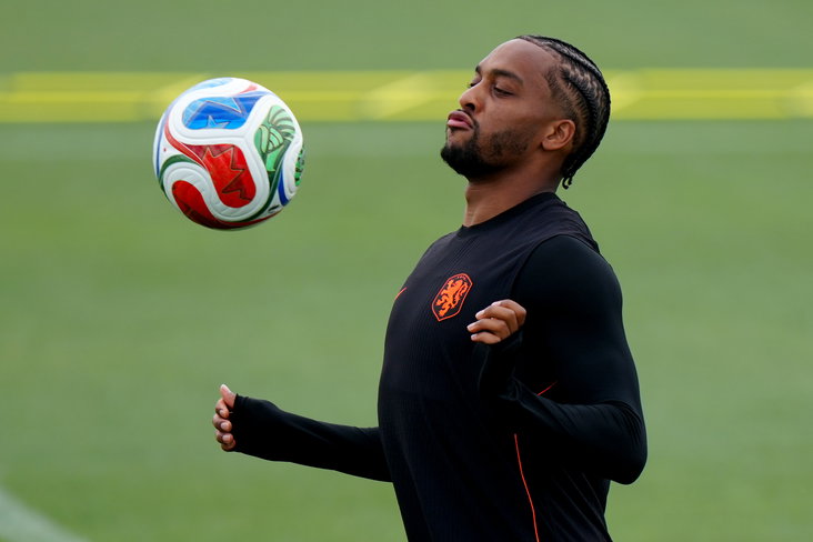 Quinten Timber bij het Nederlands elftal