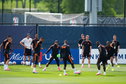 Het Nederlands elftal traint in Kansas City