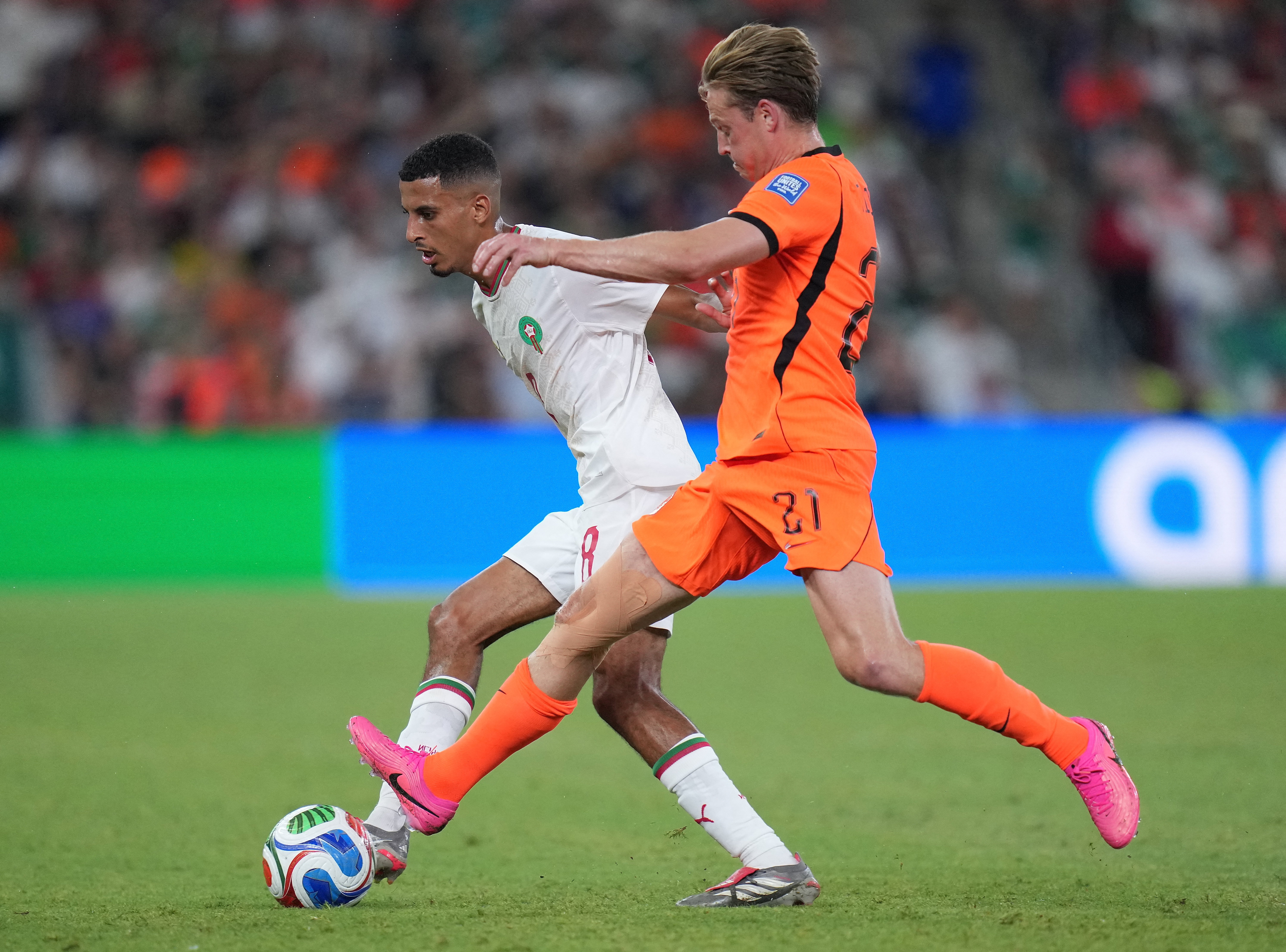 Azzedine Ounahi en Frenkie de Jong