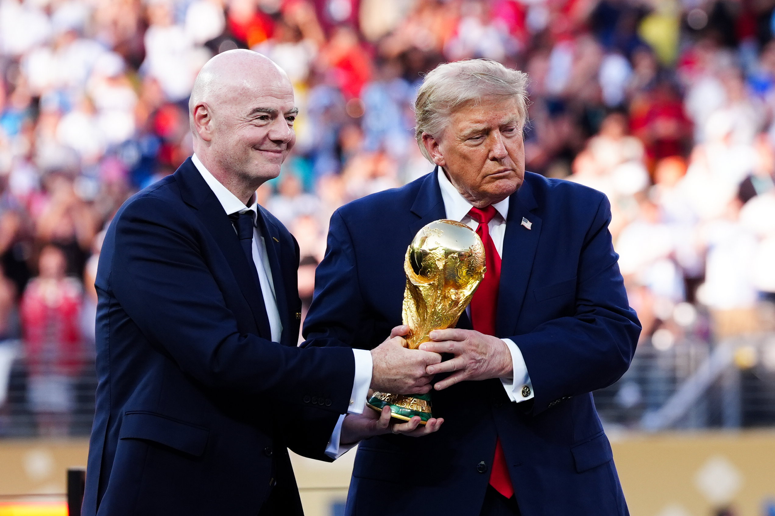 Gianni Infantino en Donald Trump
