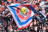 Supporters van PSV zorgen voor sfeer