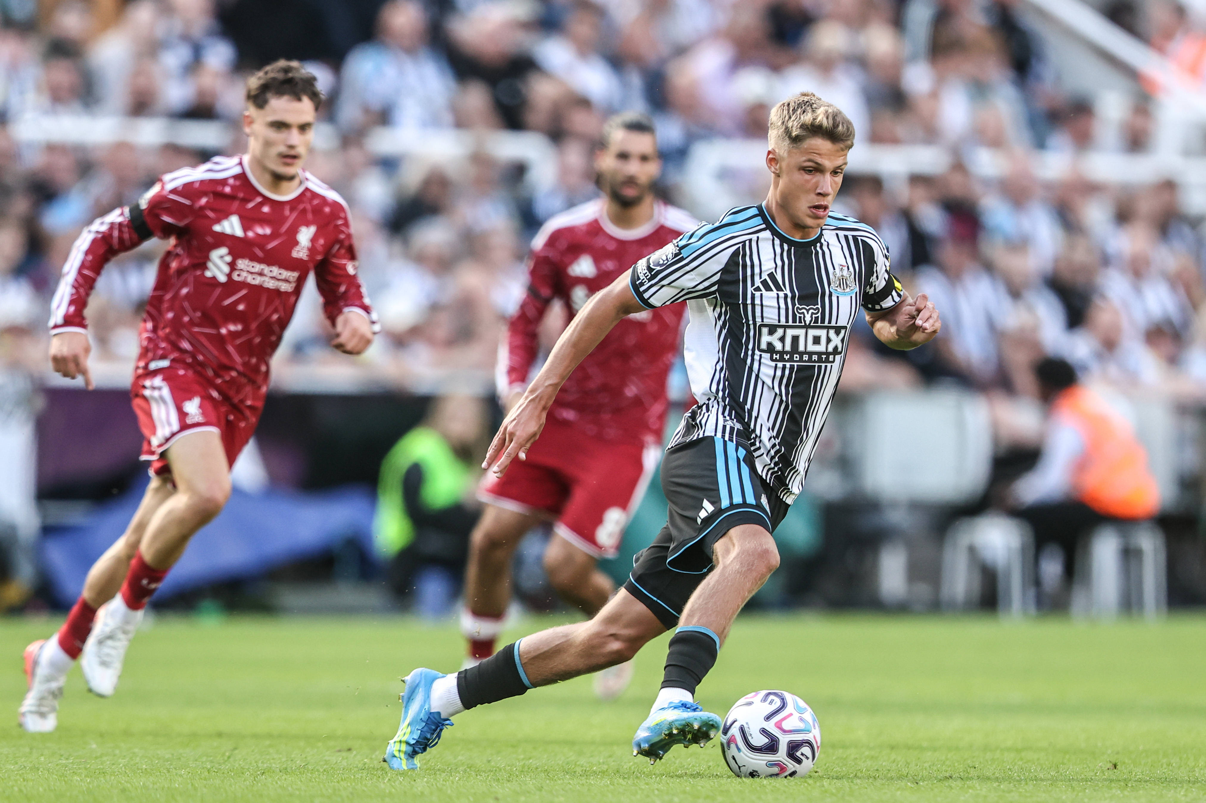 Sean Steur tegen Liverpool