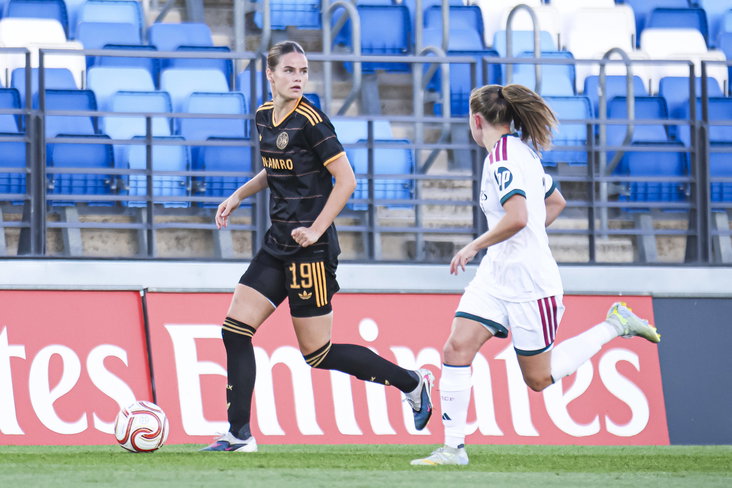 Mirte van Koppen tegen Real Madrid