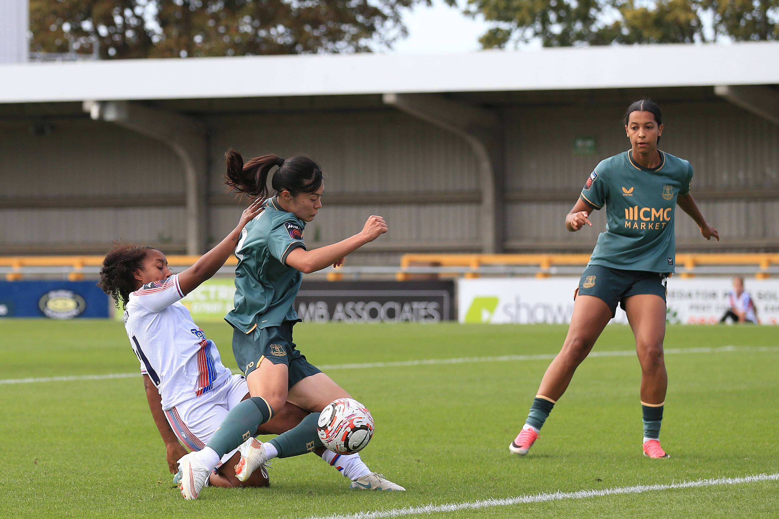 Ashleigh Weerden tijdens Crystal Palace - Everton