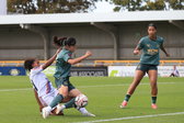 Ashleigh Weerden tijdens Crystal Palace - Everton