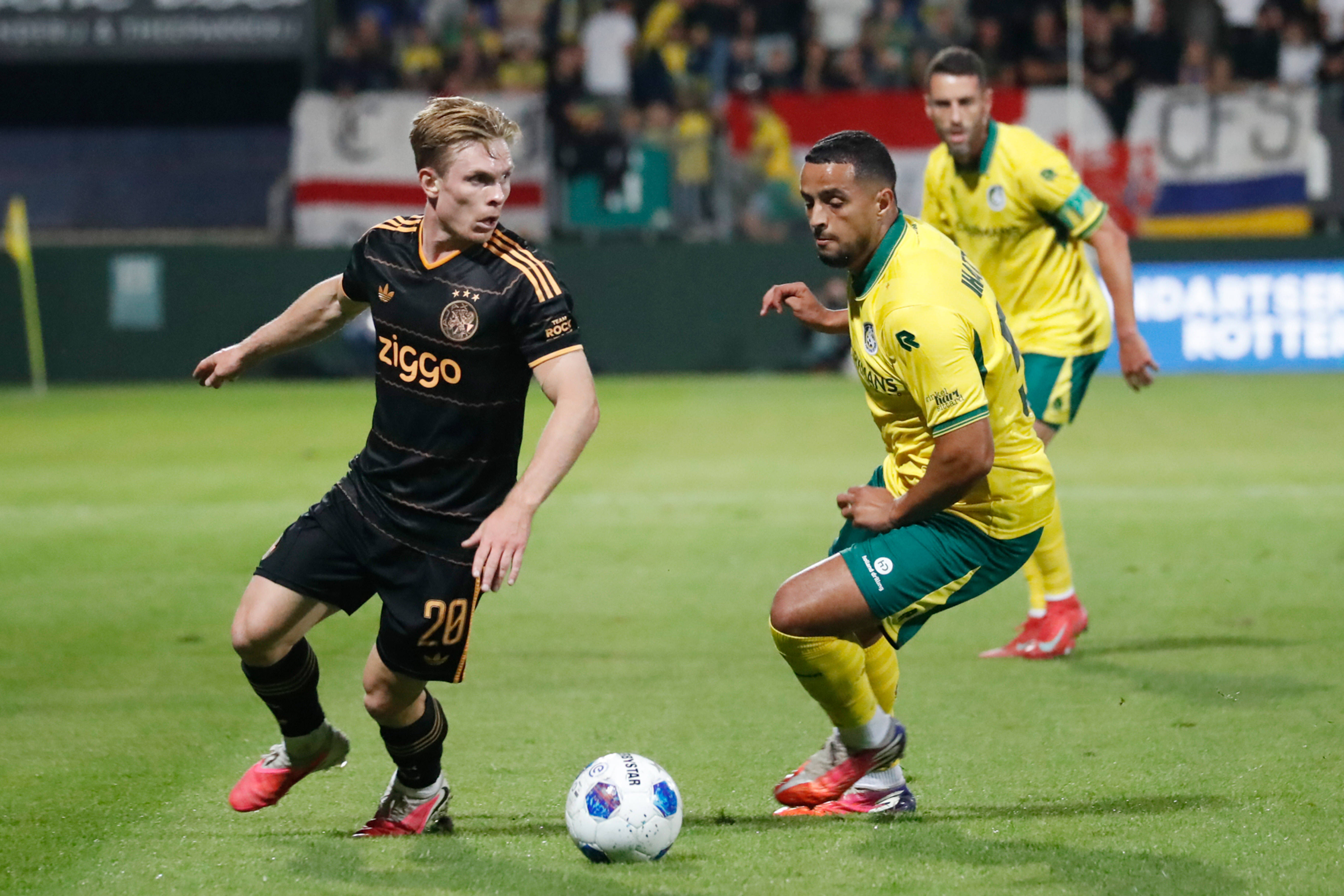 Oliver Edvarsen in actie tegen Fortuna Sittard