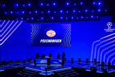PSV bij de loting van de Champions League