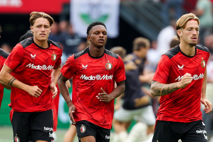 Givairo Read en Luciano Valente bij Feyenoord