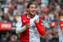 Anis Hadj Moussa juicht na zijn goal