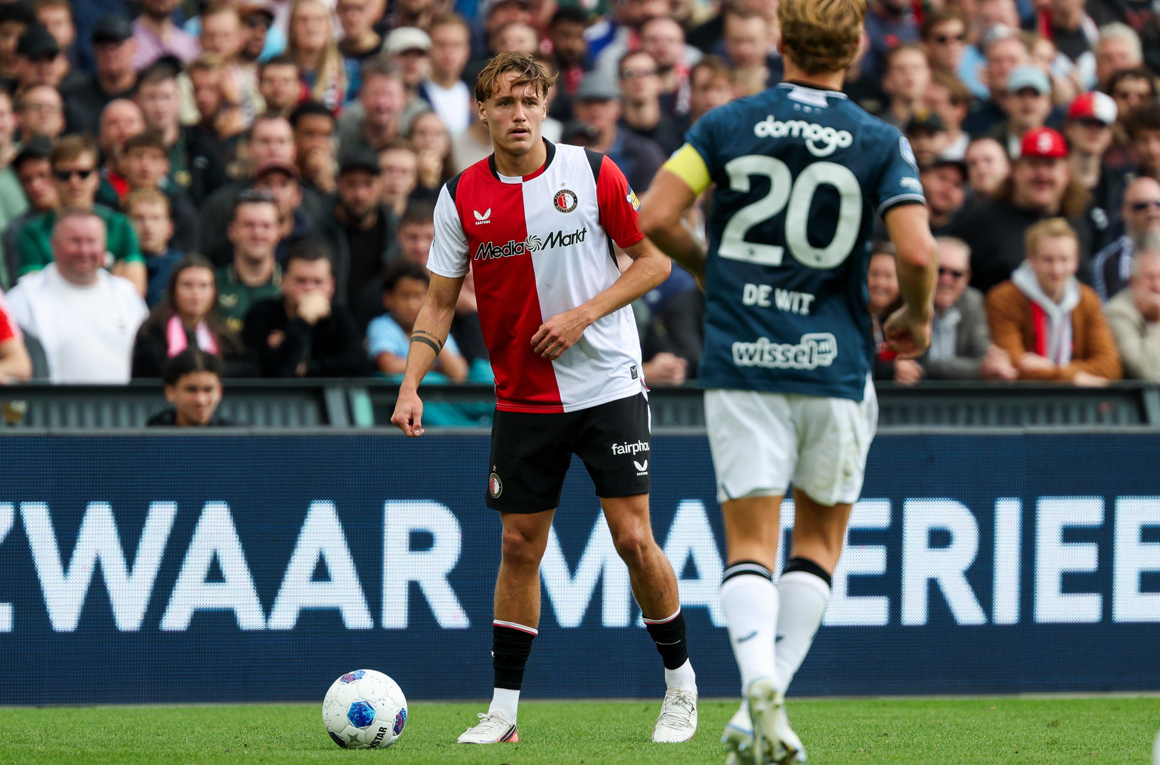 Dani de Wit tegen Feyenoord