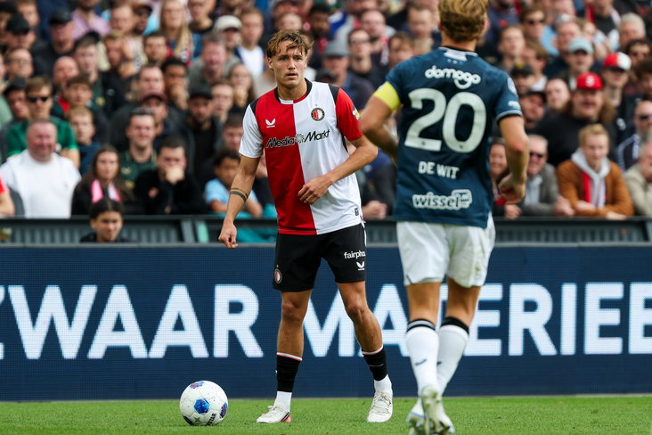 Dani de Wit tegen Feyenoord