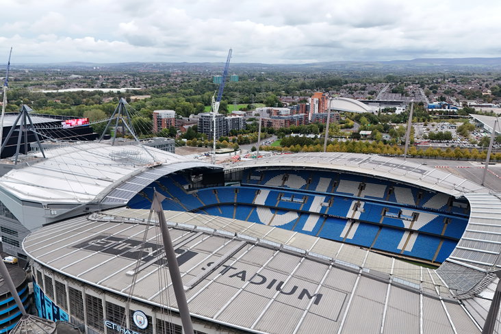 Het Etihad Stadium van Manchester City