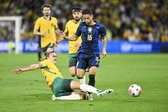 Mauro Júnior namens Brazilië tegen Australië