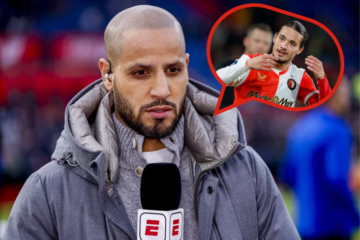 Karim El Ahmadi, met Anis Hadj Moussa in de inzet