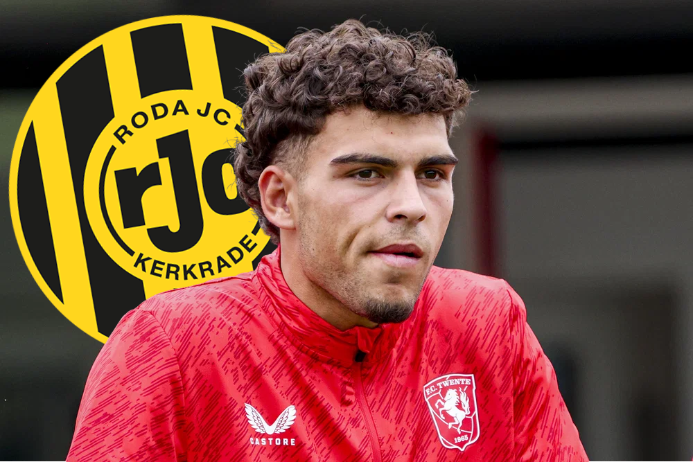 Guilherme Peixoto voor het logo van Roda JC
