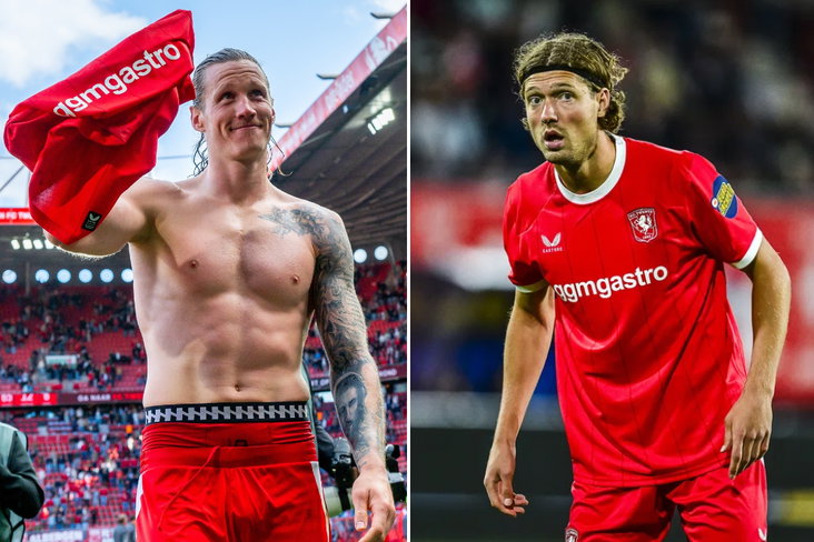 Wout Weghorst en Sam Lammers