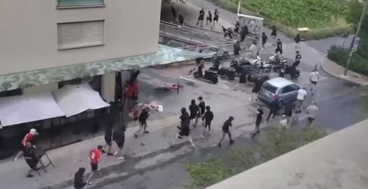 Ajax fans op de vuist met fans van FC Sion