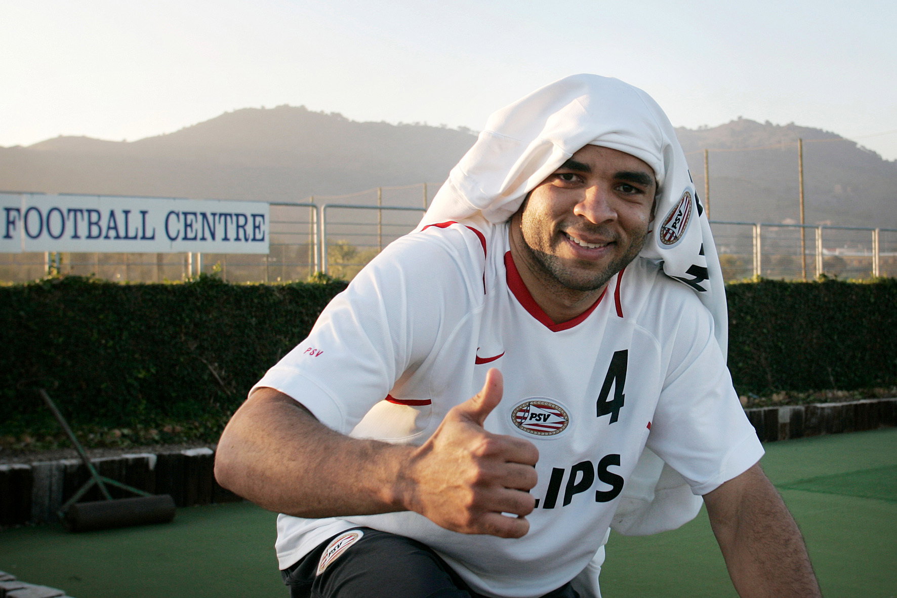 Alex Rodrigo Dias da Costa op het trainingskamp van PSV in La Manga