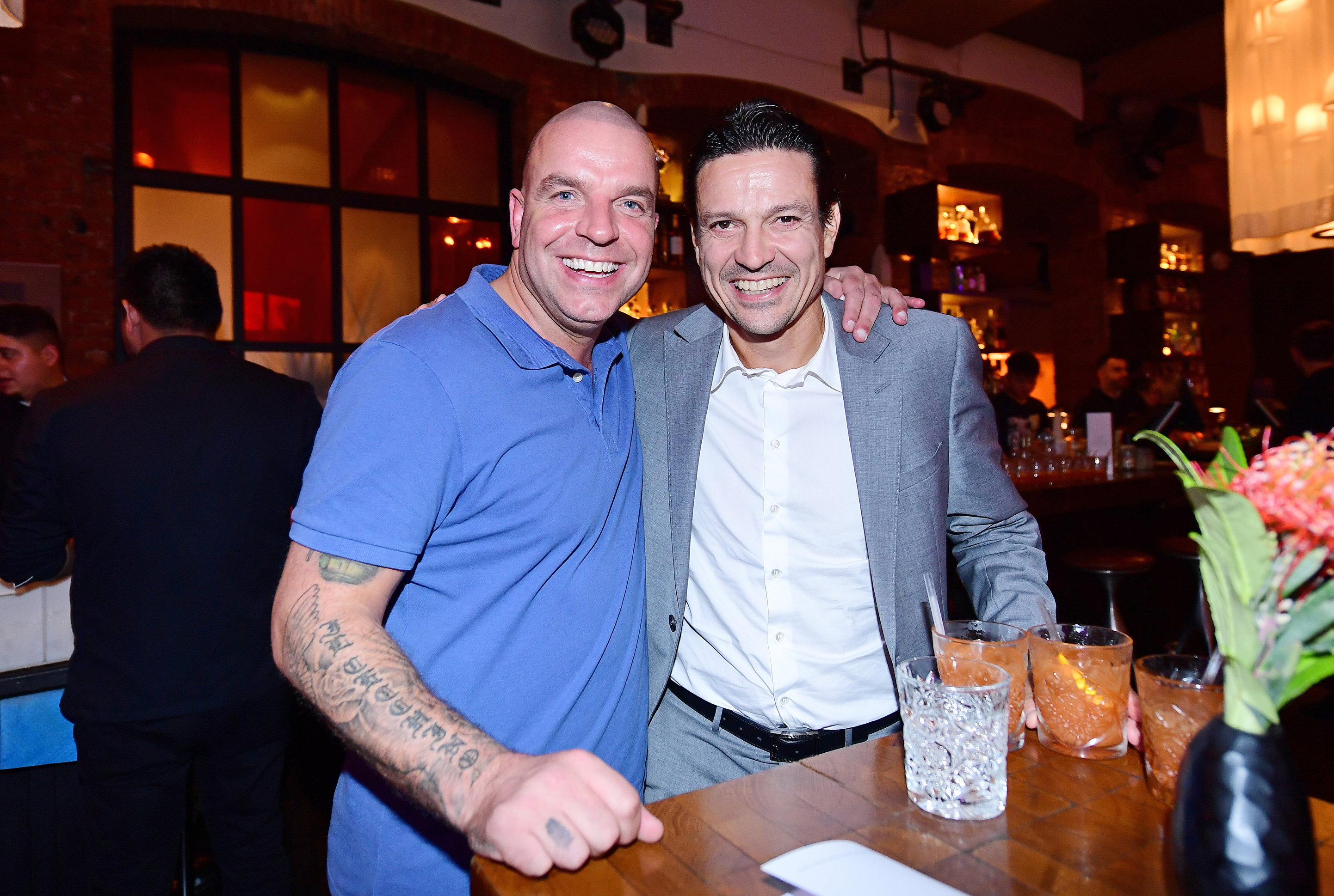 Andy van der Meijde en Jari Litmanen