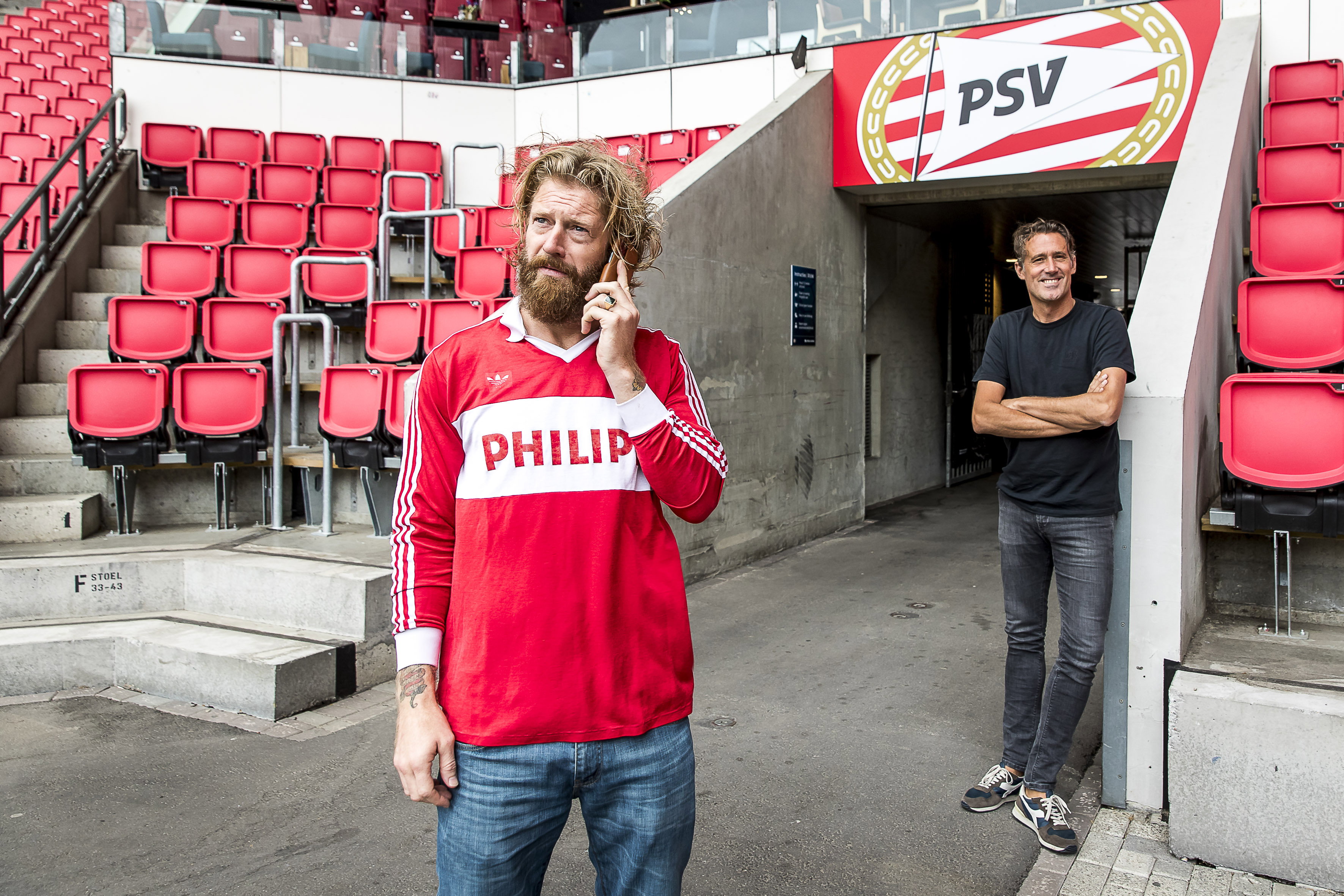 Bjorn van der Doelen en Marco Timmer in het Philips Stadion
