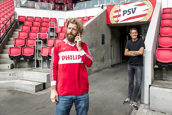 Bjorn van der Doelen en Marco Timmer in het Philips Stadion