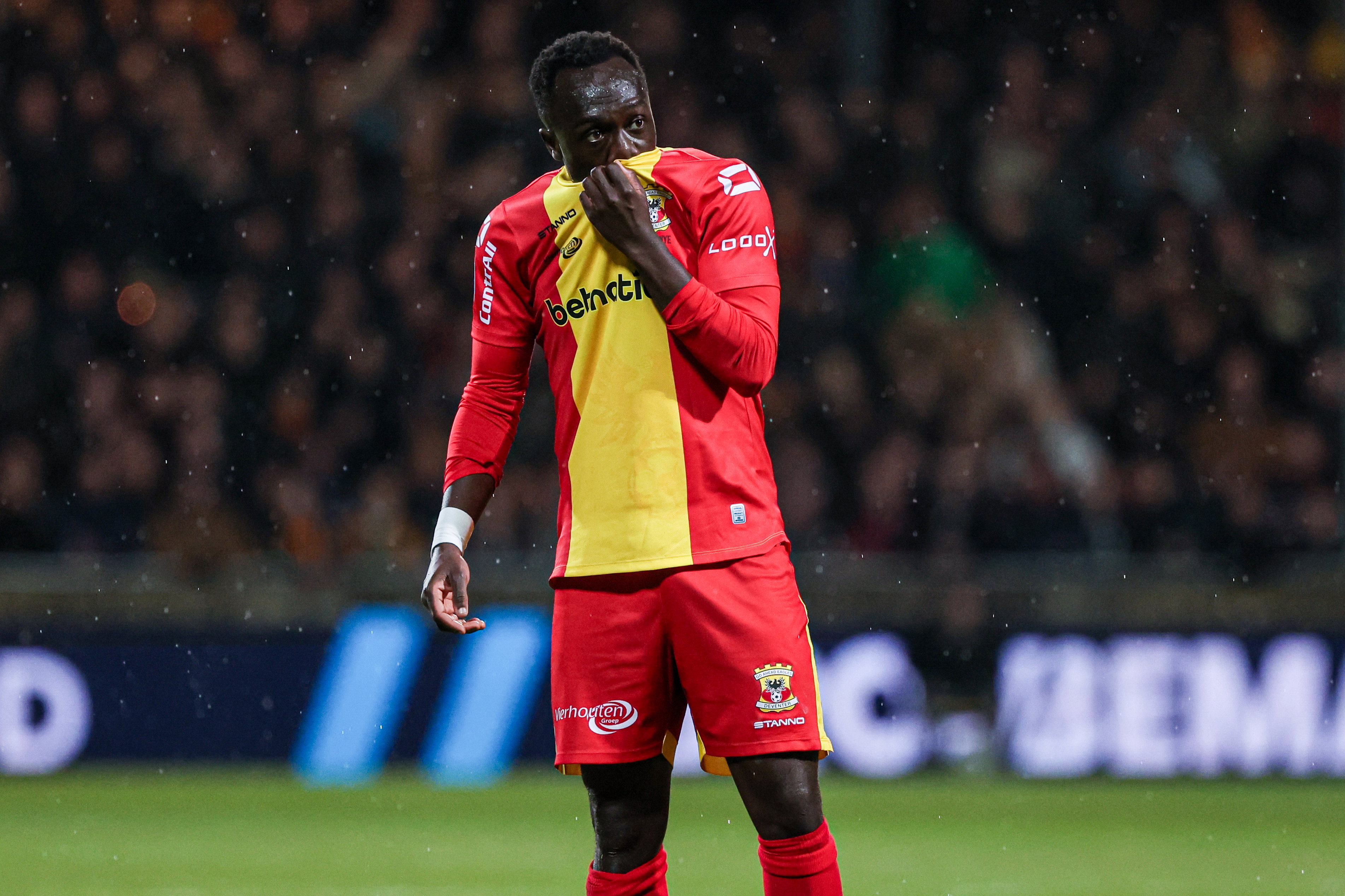 Bobby Adekanye tegen Feyenoord