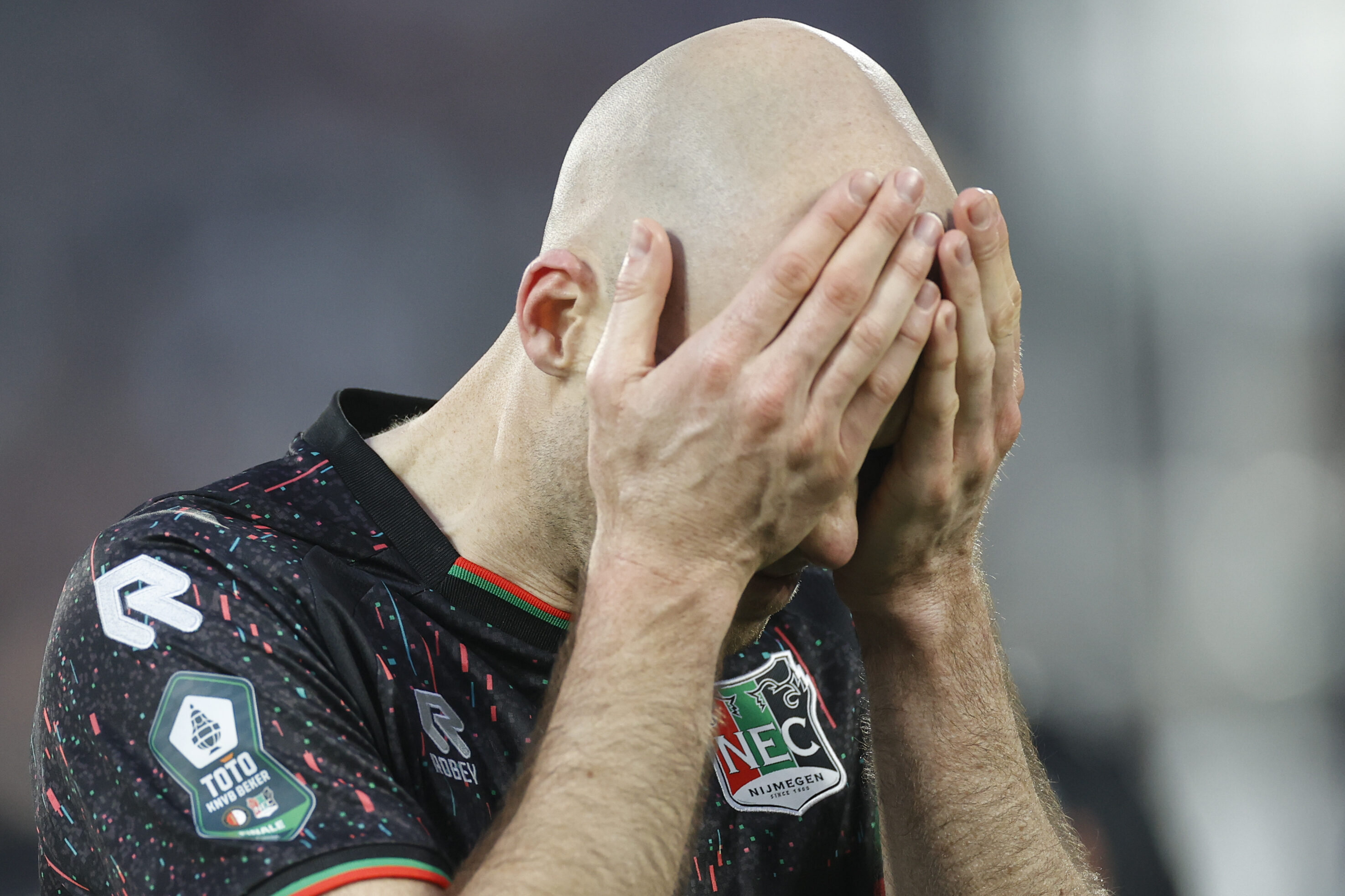 Bram Nuytinck baalt na de verloren finale