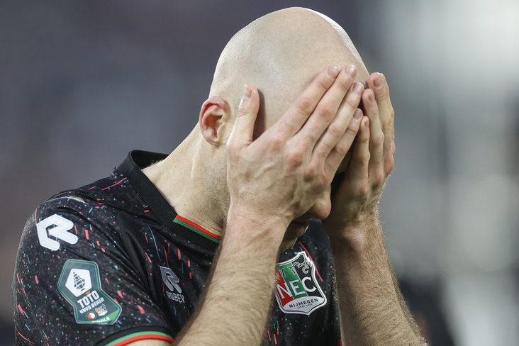 Bram Nuytinck baalt na de verloren finale