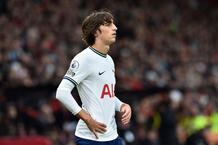 Bryan Gil namens Tottenham Hotspur
