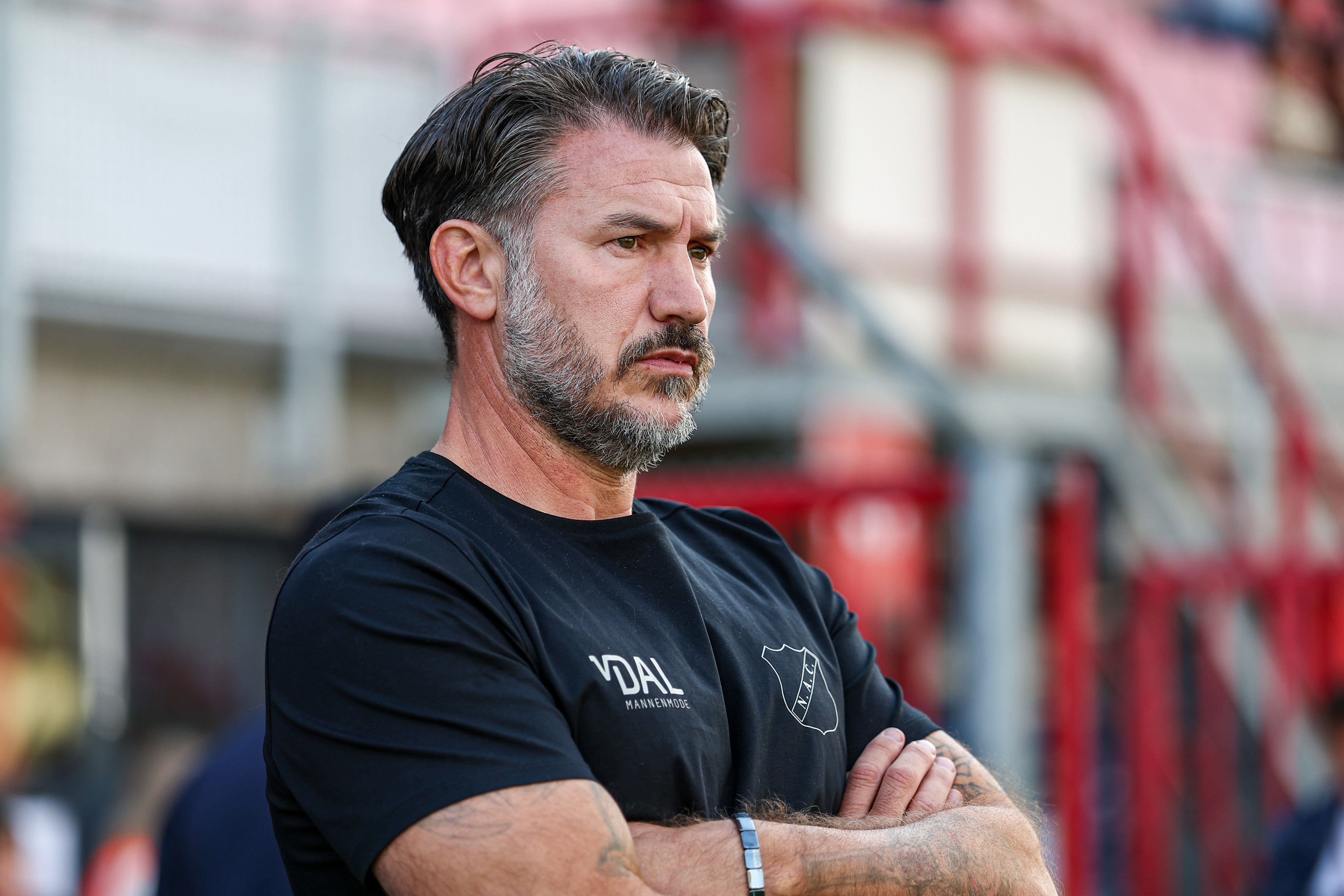 Carl Hoefkens bij het duel met TOP Oss