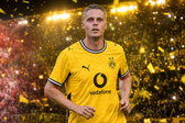 Joey Veerman in het shirt van Borussia Dortmund